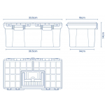 MULTI COMP. TOOL BOX (7709)